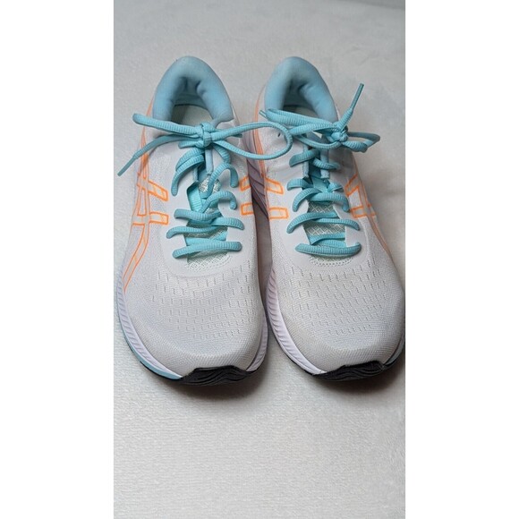 ASICS Women's GEL-Excite 9 White/Orange Pop Running Shoes-Sz (8) #1012B182-100 - Picture 5 of 16
